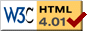 ［HTML4．01適合]